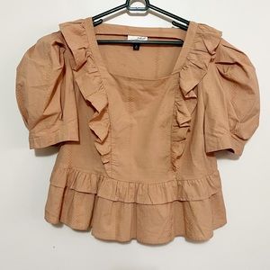 Universal Thread Cotton Puff Sleeve Top M